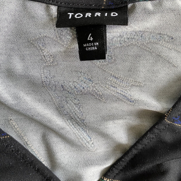 Torrid Mini Studio Knit Babydoll Dress With Long Sleeves Women’s Size 4 - Picture 7 of 8